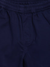 Load image into Gallery viewer, Campana Boys Felix Pull-on Cotton Twill Shorts - Navy Blue
