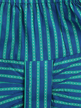 Load image into Gallery viewer, Campana Boys Bansi Dhoti Kurta Set - Geometric Ikkat Print - Sea Green &amp; Blue
