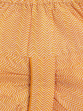 Load image into Gallery viewer, Campana Boys Bansi Dhoti Kurta Set - Floral Jaal Print - Brick Orange &amp; Mustard
