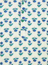 Load image into Gallery viewer, Campana Boys Bansi Dhoti Kurta Set- Blockprint with Bandhini - White &amp; Blue
