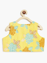 Load image into Gallery viewer, Campana Boys Mahiya Dhoti Kurta with Jacket Set - Chevron &amp; Pintucks- Lemon Yellow
