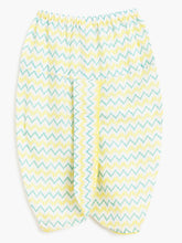 Load image into Gallery viewer, Campana Boys Mahiya Dhoti Kurta with Jacket Set - Chevron &amp; Pintucks- Lemon Yellow
