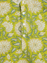 Load image into Gallery viewer, Campana Boys Nishant Kurta Pyjama with Jacket Set - Paisley &amp; Floral Print- Lime Green
