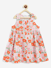 Load image into Gallery viewer, Campana Girls Amy Pack of Two Dresses - Checks &amp; Floral Print - Pink &amp; Multicolour
