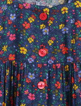 Load image into Gallery viewer, Campana Girls Amy Pack of 2 Printed Dresses - Flowers &amp; Dots - Red &amp; Navy
