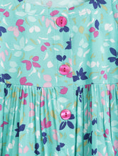 Load image into Gallery viewer, Campana Girls Amy Pack of 2 Dresses - Flowers &amp; Dots - Navy &amp; Turquoise
