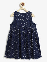 Load image into Gallery viewer, Campana Girls Amy Pack of 2 Dresses - Flowers &amp; Dots - Navy &amp; Turquoise
