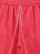 Load image into Gallery viewer, Campana Girls Kaveri Kurta with Dhoti &amp; Dupatta Set - Carnations Print - Pink &amp; Red
