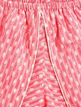 Load image into Gallery viewer, Campana Girls Asmi Dhoti Set - Block Print - Pink
