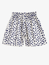 Load image into Gallery viewer, Campana Girls Luna Printed Shorts - Dots - White &amp; Navy Blue
