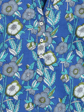 Load image into Gallery viewer, Campana Girls Urvashi Kurta - Flower Stalk Print - Ink Blue
