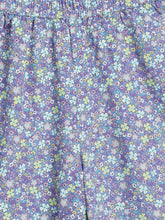 Load image into Gallery viewer, Campana Girls Chelsea Ankle Length Culottes Trousers - Micro Floral Print - Purple
