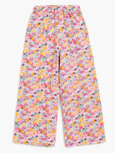 Load image into Gallery viewer, Campana Girls Chelsea Ankle Length Culottes Trousers - Multi Floral Print - Pink
