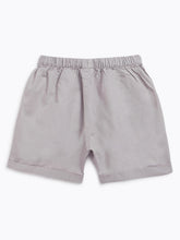 Load image into Gallery viewer, Campana Girls Nelly 100% Cotton Pull-on Shorts - Light Grey
