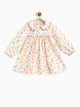 Load image into Gallery viewer, Campana Girls Callie Dress With Collar- Floral Print - Multicolour
