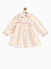 Load image into Gallery viewer, Campana Girls Callie Dress With Collar- Floral Print - Multicolour
