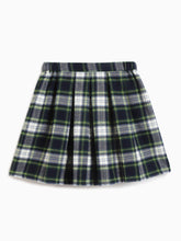 Load image into Gallery viewer, Campana Girls Fiona Pleated Skirt - Checks - Navy, White &amp; Green
