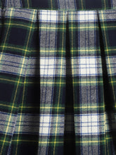 Load image into Gallery viewer, Campana Girls Fiona Pleated Skirt - Checks - Navy, White &amp; Green
