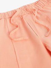 Load image into Gallery viewer, Campana Girls Brooklyn Solid Trousers - Soft Peach
