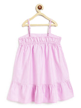 Load image into Gallery viewer, Campana Girls Amelia Strappy Dress with Pockets - Stripes - Soft Pink
