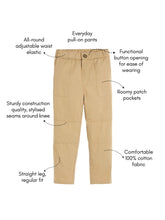 Load image into Gallery viewer, Campana Boys Dennis Casual Pants - Beige
