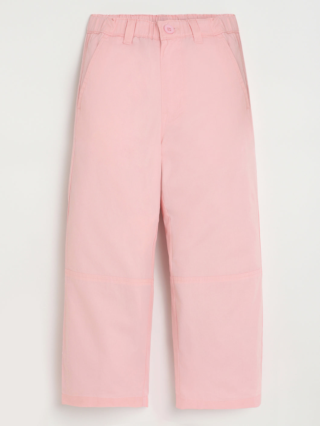 Campana Girls Celine Solid Trousers - Pink