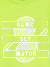 Load image into Gallery viewer, Campana Boys Daniel Pack of 2 Half Sleeves Printed Cotton T-shirts - Lime Green &amp; Light Blue
