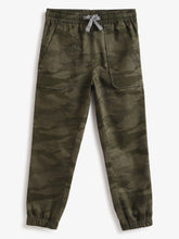 Load image into Gallery viewer, Boys Andre Jogger Pants - Camo Print - Olive
