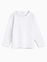 Load image into Gallery viewer, Campana Boys Full Sleeves Round Neck Solid T-Shirt - White
