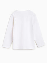 Load image into Gallery viewer, Campana Boys Full Sleeves Round Neck Solid T-Shirt - White
