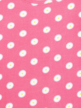 Load image into Gallery viewer, Campana Girls Lily Long Sleeves T-Shirt - Daisy Dots Print - Pink
