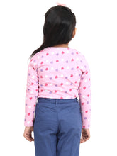 Load image into Gallery viewer, Campana Girls Lily Long Sleeves T-Shirt - Balloon Hearts Print - Soft Pink
