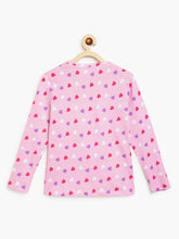Load image into Gallery viewer, Campana Girls Lily Long Sleeves T-Shirt - Balloon Hearts Print - Soft Pink

