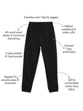 Load image into Gallery viewer, Campana Girls Iris Joggers - Charcoal Grey
