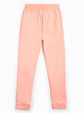 Load image into Gallery viewer, Campana Girls 100% Cotton Jersey Joggers - Unique Print - Peach
