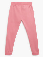 Load image into Gallery viewer, Campana Girls Iris 100% Cotton Jersey Solid Joggers - Peach
