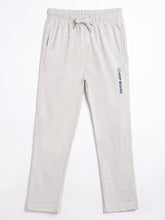 Load image into Gallery viewer, Campana Boys Andy 100% Cotton Jersey Track Pants - Keep Moving Print - Grey Melange
