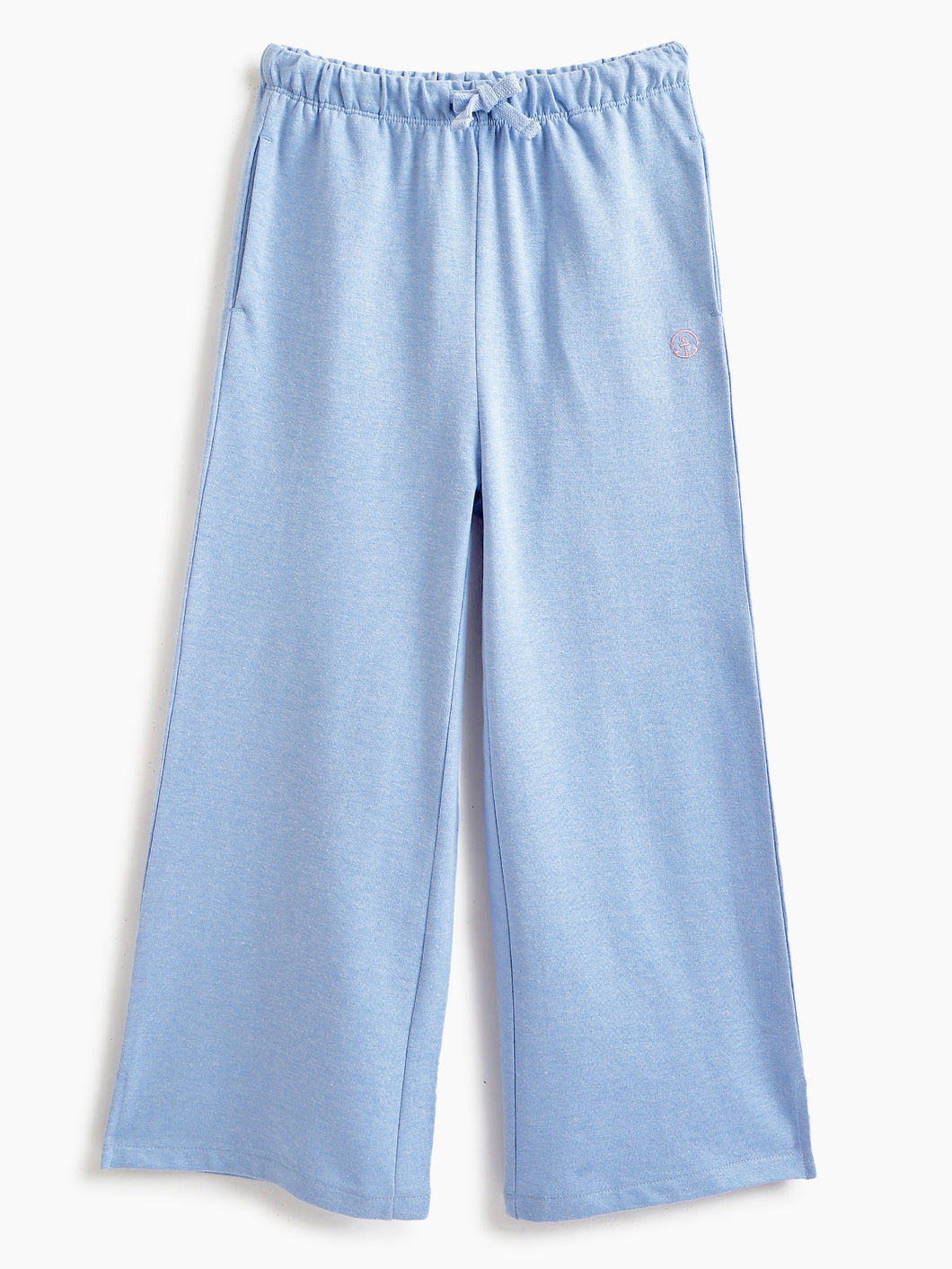 Campana Girls Venus Wide Track Pants - Light Denim Melange