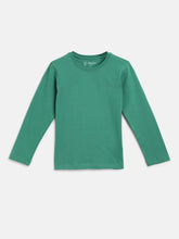 Load image into Gallery viewer, Campana Boys Luciano Full Sleeve Round Neck T-Shirt - Pack of 2 - Green &amp; Blue
