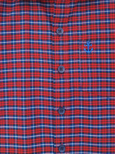 Load image into Gallery viewer, Campana Boys Full-Sleeves Check Shirt - Red &amp; Navy (CK13219)
