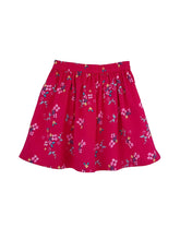 Load image into Gallery viewer, Campana Girls Katie Skirt - Floral Bunch Print - Magenta
