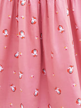 Load image into Gallery viewer, Campana Girls Fox Print Strappy Dress - Pink (CK26505), Pink Dress, Summer Dress
