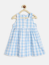 Load image into Gallery viewer, Campana Girls Amy Sleeveless Dresses - Pack of Two - Sky Blue &amp; Multicolour
