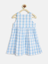 Load image into Gallery viewer, Campana Girls Amy Sleeveless Dresses - Pack of Two - Sky Blue &amp; Multicolour
