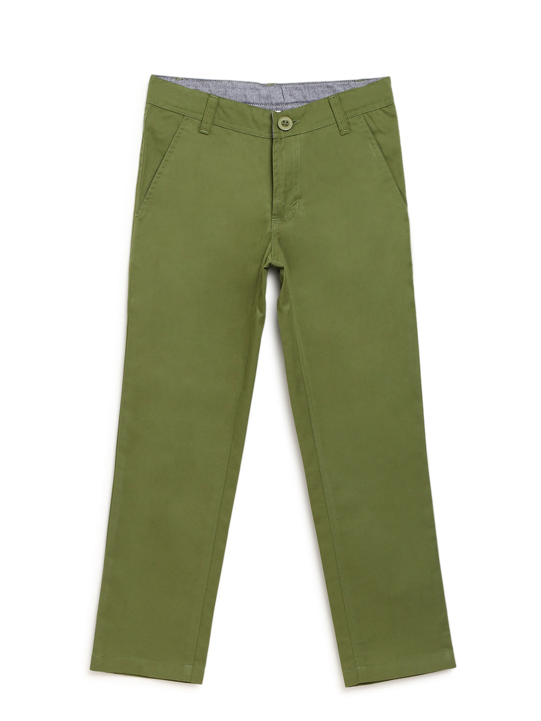 Campana Solid Trousers - Green