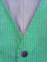 Load image into Gallery viewer, Campana Boys Waistcoat - Green Pinstripe
