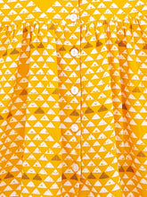 Load image into Gallery viewer, Campana Girls Bohemian Dress - Triangle Print
