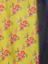 Load image into Gallery viewer, Campana Girls Chitra Kurta-Pants Set - Flower Bunch Print - Lime and Navy
