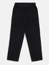 Load image into Gallery viewer, Campana Boys Otto Pull-on Cotton Pants - Black
