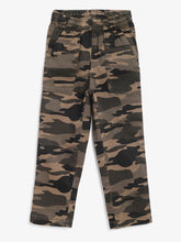 Load image into Gallery viewer, Campana Boys Otto Pull-on Cotton Pants - Camouflage Print - Olive
